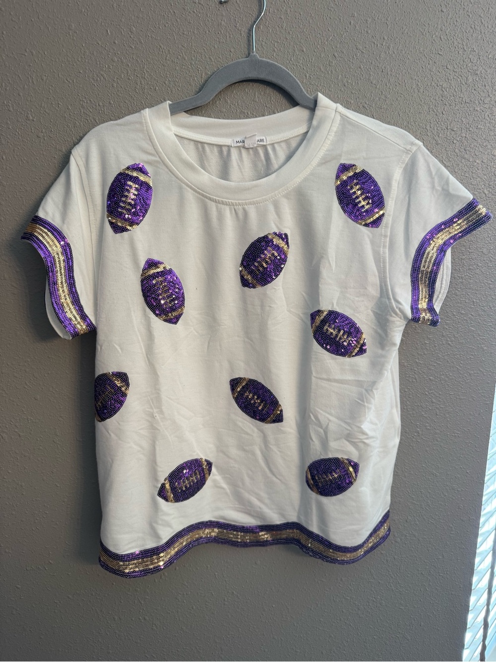 Ladies NWT LSU Top and Matching Shorts by Mary Square Size Small